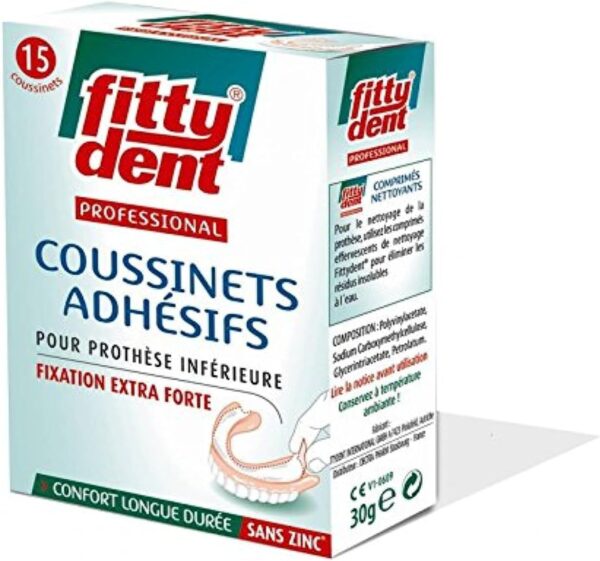 Fittydent Coussinets Adhésifs x 15