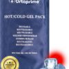 OrtoPrime Bolsa de Gel Frío para LESIONES Bolsa de Gel Frio y Calor REUTILIZABLE - Bolsa frío calor Congelador y Microondas 26 x 15 cm - Bolsa hielo lesiones Adaptable a Cualquier Parte del Cuerpo