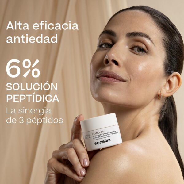 Sensilis Peptide AR - Crema Sorbete Efecto Lifting y Calmante, Con Péptidos y Ácido Hialurónico, Para Piel Normal a Grasa y Sensible - 50 Ml - Image 5