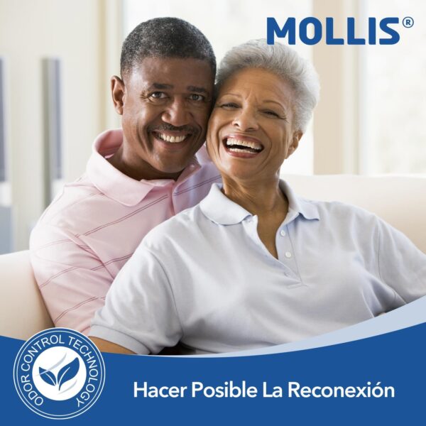 MOLLIS Pantalones Incontinencia para Adultos, Bragas Absorbentes para Hombres y Mujeres, Protección contra las fugas durante toda la noche, Control de Olores, Talla S/M, 64 Unidades - Image 6