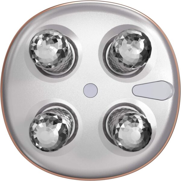 Rowenta Masajeador facial antiedad LV6020 Masajeador facial antiedad, vibraciones suaves, uso diario, reduce arrugas y líneas de expresión, piel joven, fresca y radiante, potencia efecto crema - Image 2
