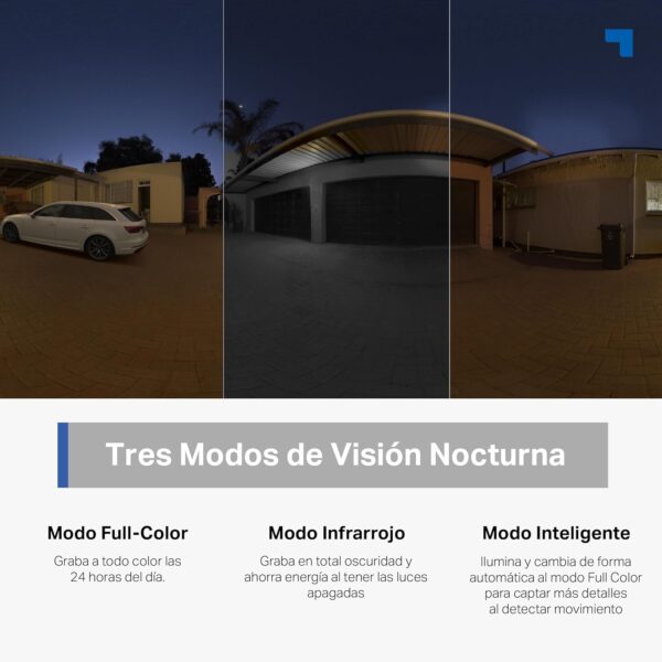 tapo C520WS - Cámara Vigilancia Wi-Fi Exterior 360°, Resolución 2K QHD, Visión Nocturna en Color Starlight, Detección IA Múltiple, Seguimiento de Movimiento, IP66 - Image 4