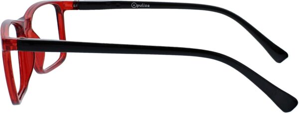 OPULIZE INK Gafas de Lectura - Pack de 3 - Montura Rectangular Grande - Hombre Mujer - Bisagras de Muelle - RRR4 - Image 6