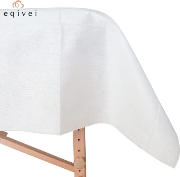 Eqivei 100 PCS Sabanas Desechables Camilla Masaje, 100x200 cm, Sábanas Desechables no Tejidas, Sábanas Desechables Para la Masaje Belleza, Tatuaje, SPA, Blanco - Image 3