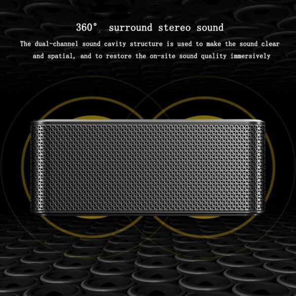 Altavoces portátiles Altavoz Bluetooth Portátil, Banco de Energía de Larga Duración, Sonido Envolvente de 360 ​​°, Altavoz Inteligente de Alta Fidelidad con Llamada Manos Libres, para Viajes Al Aire L - Image 5