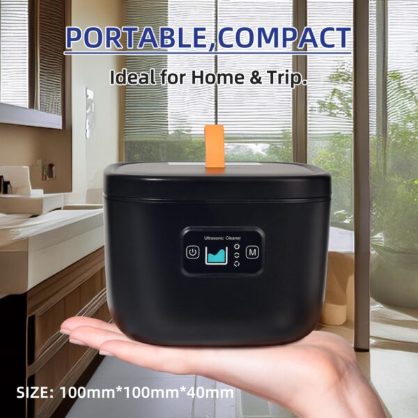 Y-Kelin Máquina de limpieza por ultrasonidos para el hogar, reloj con aparatos para dentaduras postizas, desinfección ultravioleta UV, máquina de limpieza automática - Image 7