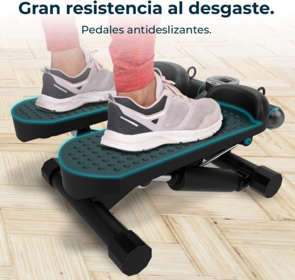 Cecotec Step Fitness Drumfit StepTrain 1000 Band. Stepper Fitness Casa con Pantalla LCD, 4 Niveles de Dificultad, Antideslizante y Resistente, Diseño Compacto, Límite de Peso 100 kg - Image 6