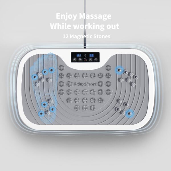 Máquina de ejercicio de placa de vibración, equipo de ejercicio para todo el cuerpo, plataforma de vibración de placa de potencia, placa de vibración para fitness en casa, moldeado, entrenamiento, - Image 3