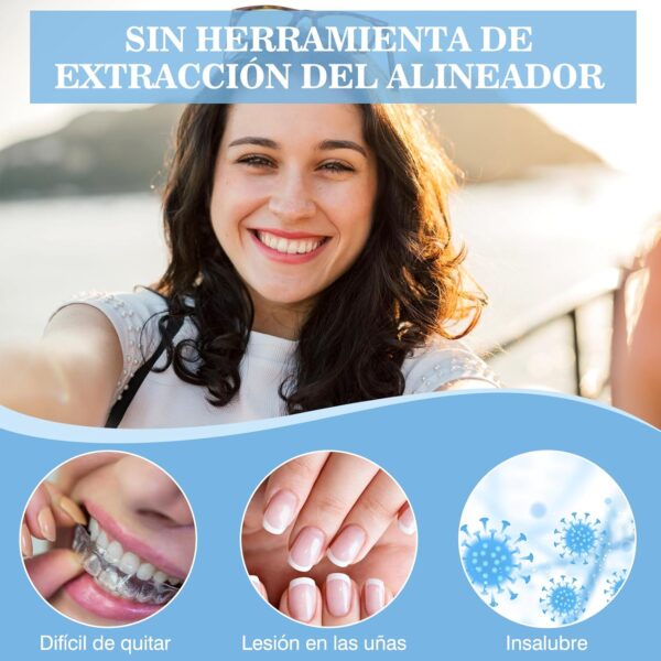 VEGCOO 50 Piezas Herramienta Extracción Alineadores, Herramienta de Eliminación Invisalign, Ganchos para Remover Alineadores de Ortodoncia, para el Cuidado Bucal Dental - Image 7