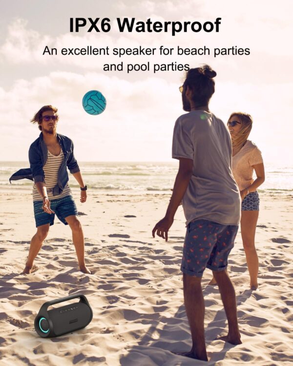 Tronsmart Altavoz Bluetooth Potente 50W con Sonido Estéreo, Bluetooth 5.3, Waterproof IPX6, 15H de Reproducción, Altavoz Portátil inalámbrica con Powerbank y NFC para Hogar, Fiesta, Viaje - Image 3