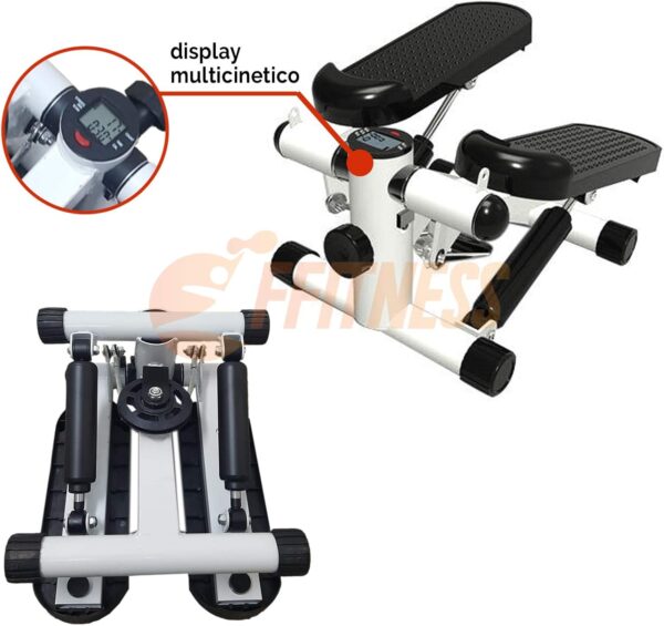 FFitness FMMS504B Up Down Swing Stepper Home Trainer Stepper portátil Ahorra Espacio Step Up Casa Gimnasio - Image 5