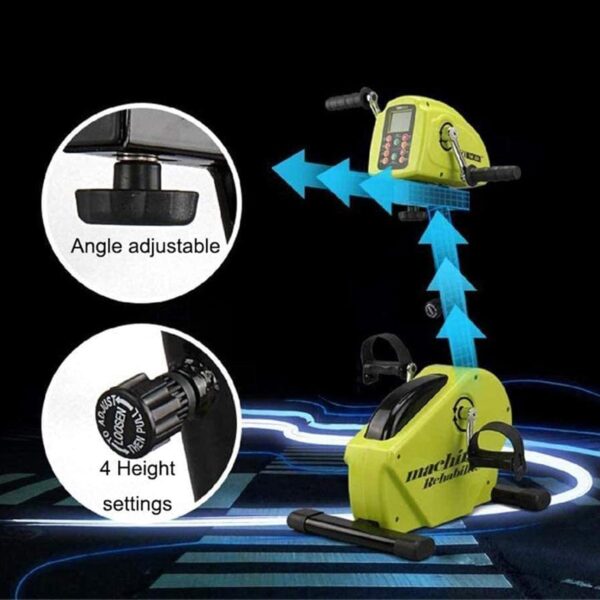Wgwioo Pedal Eléctrico Ejercitador Médico Vendedor Ambulante, Fisioterapia Y Entrenador De Bicicleta De Rehabilitación Motorizada para Discapacitados, Discapacitados - Image 7