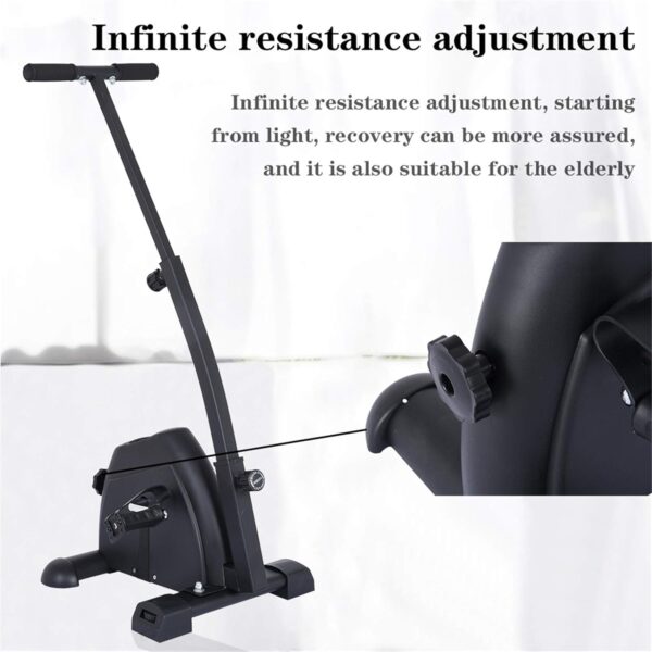 AMAZOM Mini Stepper Fitness Cardio Exercise Trainer, Twist Stepper Step Machine con Barra de manija y Monitor LCD, Fitness Stair Stepper para Mujeres y Hombres - Image 2