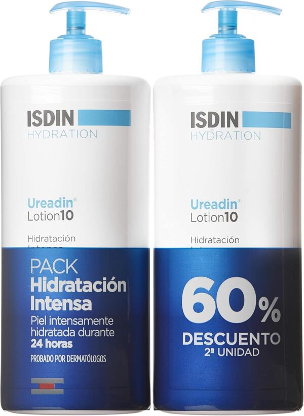 Isdin Ureadin Lotion 10, Loción Hidratación Intensa - Pack Duplo, 2X750 Ml