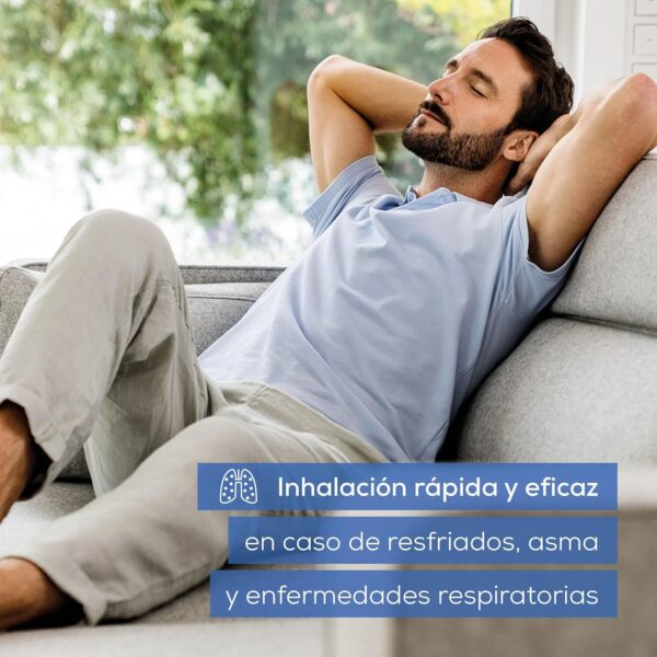 Beurer IH 60 Nebulizador, silencioso y portátil con batería, inhalador con tecnología de aire comprimido del compresor para uso en resfriados, asma y otras enfermedades respiratorias - Image 4