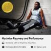 FIT KING Inalámbrico Masajeador de Piernas, Botas Presoterapia para Piernas Recargable Masajeador para el Dolor y la Circulación Sistema de Recuperación Rápida Relajación Post-Entrenamiento(Medio) - Image 2
