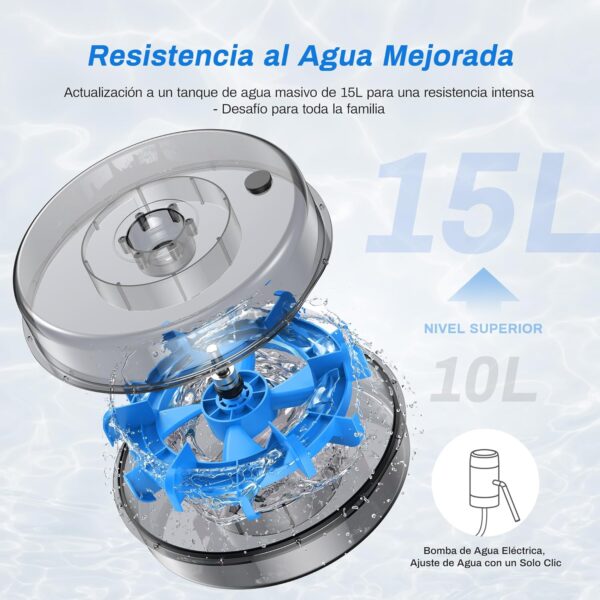 MERACH Máquina de Remo de Agua para Casa, Máquina de Remo con Inclinación de 45° y Mayor Resistencia, Capacidad de Peso de 160 kg, con Conexión Bluetooth (Agua) - Image 4