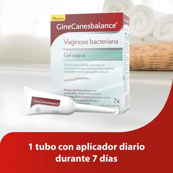GINE-CANESTEN Canesbalance Vaginosis Bacteriana, Gel Vaginal, una Ayuda contra los Síntomas de la Vaginosis Bacteriana, 7 Tubos - Image 6