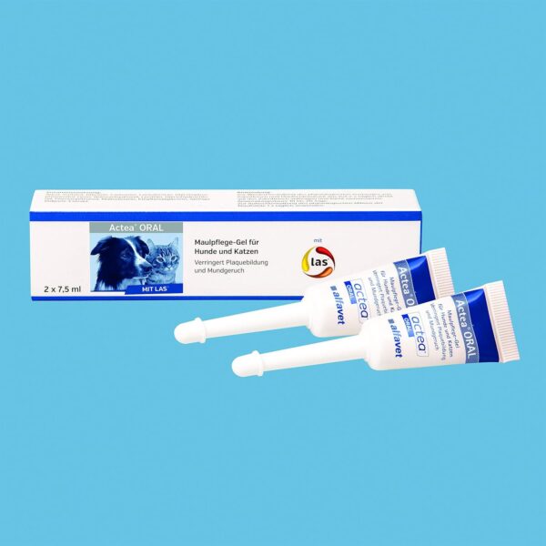 Alfavet Actea Oral, Reduce la formación de Placa y Mal Aliento, Gel para el Cuidado de la Boca para Perros y Gatos, con Las, Tubo de 15 ml - Image 2