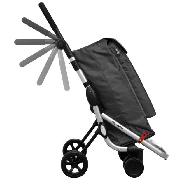 Playmarket Carro de la compra Go Up Basic, 110 cm, 39, 5 Litros, Gris Marengo - Image 5