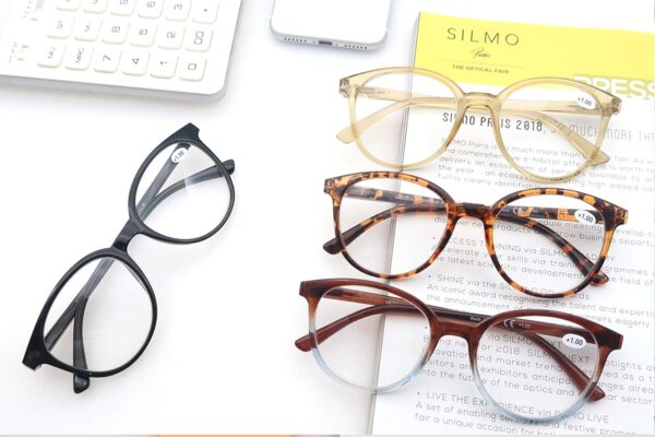 Un Pack de 4 Gafas de Lectura 1.5 /Gafas para Presbicia para Hombres y Mujeres,Buena Vision Ligeras Comodas,Vista de Cerca/Vista Cansada - Image 6