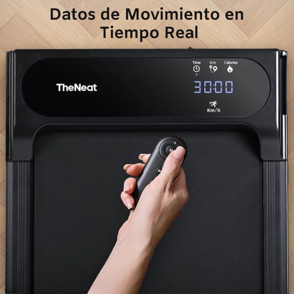 TheNeat 2 en 1 Cinta de Correr, 2,5HP Cinta de Andar Ultra Silenciosa, 1-6km/h Walking Pad Treadmill, Cinta Caminar con Control Remoto y Pantalla LED, Caminadora Electrica para Casa/Oficina - Image 2