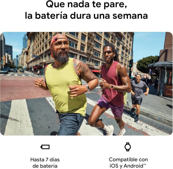 Google Fitbit Charge 6 Pulsera de actividad con 6 meses de suscripción al servicio Premium incluidos, 7 días de batería, Google Wallet y Google Maps - Image 2