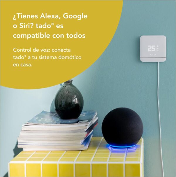 tado° Mando Aire Acondicionado Universal Inteligente con Base, Control digital app – ahorra energía – fácil instalación – compatible con dispositivos Alexa, Siri y Google Assistant - Image 7