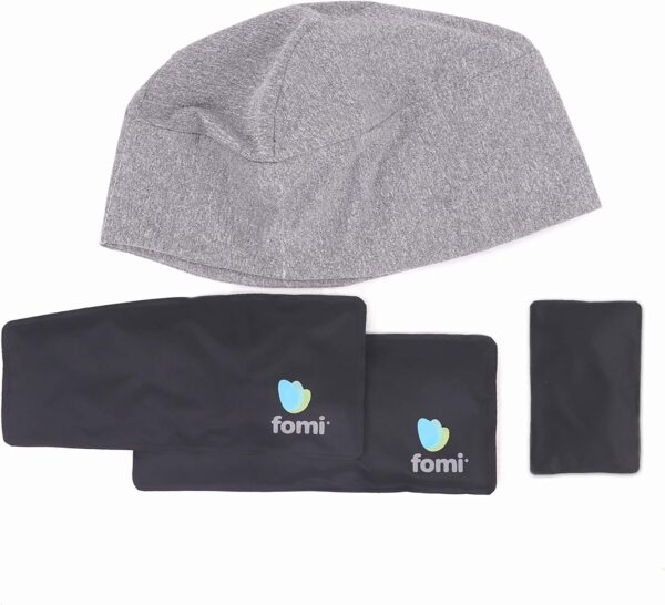 Unguento Para el Dolor, FOMI Care Migraine - Sombrero de gel para hielo | paquete de enfriamiento para dolor de cabeza | envoltura de terapia fría para tensión, sinus, alivio del dolor de presión - Image 3