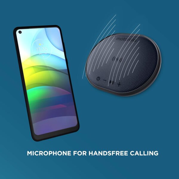 Motorola Lifestyle Sonic Sub 500 - Altavoz Bluetooth con Carga Inalámbrica - 5W, 15 Horas de Reproducción, IPX7 Resistente al Agua - Alexa y Google Assistant - Negro - Image 8