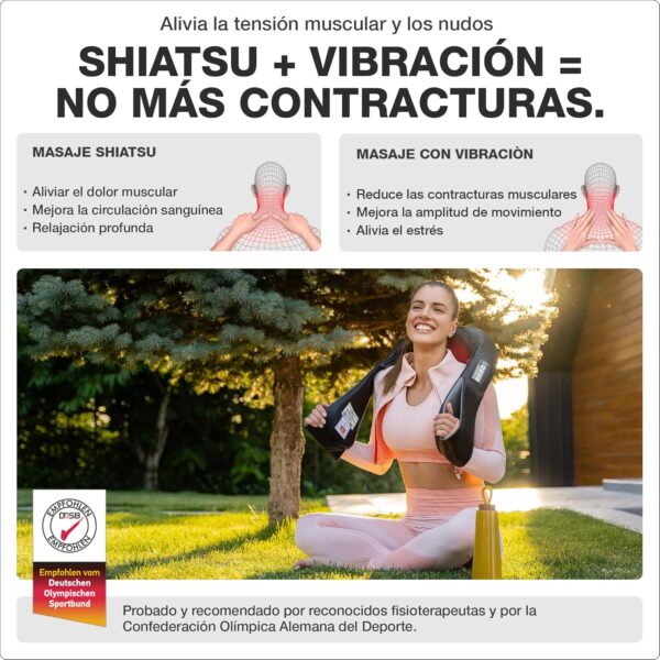 Donnerberg® Masajeador Cervical y Espalda Inalámbrico| Regalo Original |Masajeador de Cuello | 7 Años de Garantía ✓ |Calidad Alemana |Tratamiento cervical - Image 3