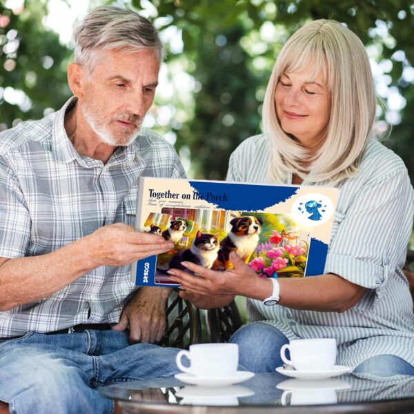 QUOKKA - Rompecabezas de Demencia de 63 Piezas para Ancianos – Productos de Actividades de Piezas Grandes para Personas Mayores – 3 Juegos de Rompecabezas de Alzheimers para Adultos Junto al río, - Image 6