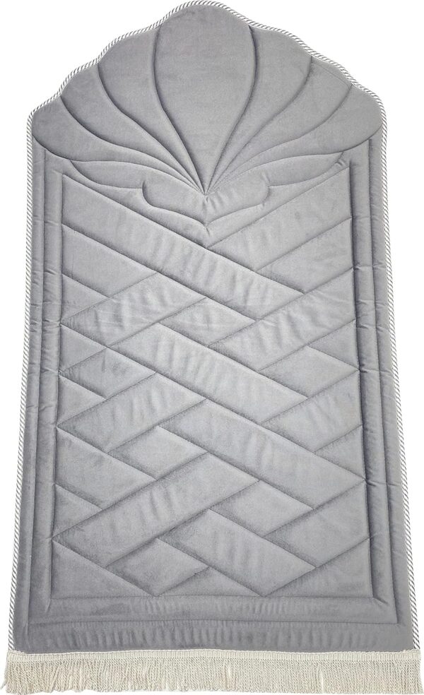 Alfombra de oración extra acolchada suave y acolchada perfecta para personas mayores o personas con problemas de rodilla, regalo musulmán, regalo islámico, regalo de Ramadán (forma Mihrab, 6)