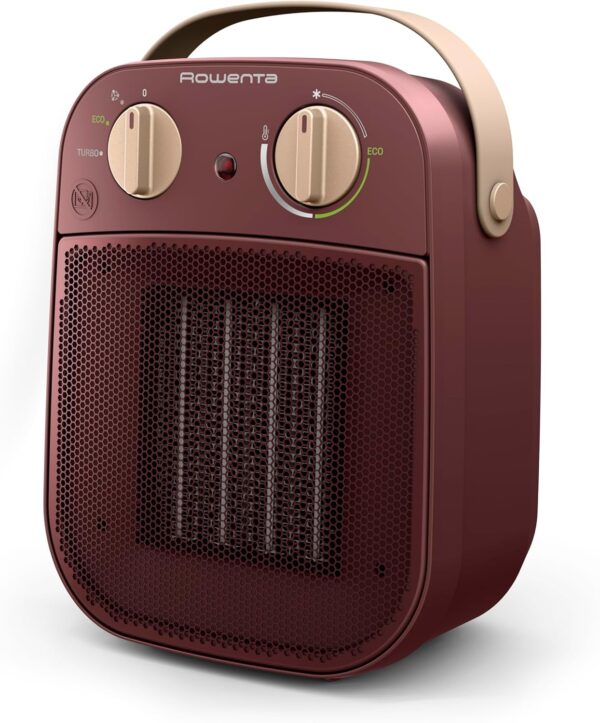 Rowenta My Nomad, Calefactor potente, Modo turbo 1800W, Modo Eco 900W, Diseño compacto, Silencioso, Fácil de transportar, SO8231F0