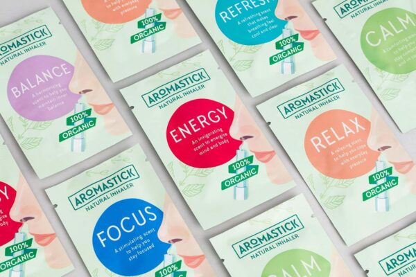 Aromastick Refresh - Mejora la respiración, haciéndola fresca y clara - Inhalador terapéutico natural - Aromaterapia - 100% aceites esenciales puros orgánicos, bio, Mentol, Eucalipto - Image 4