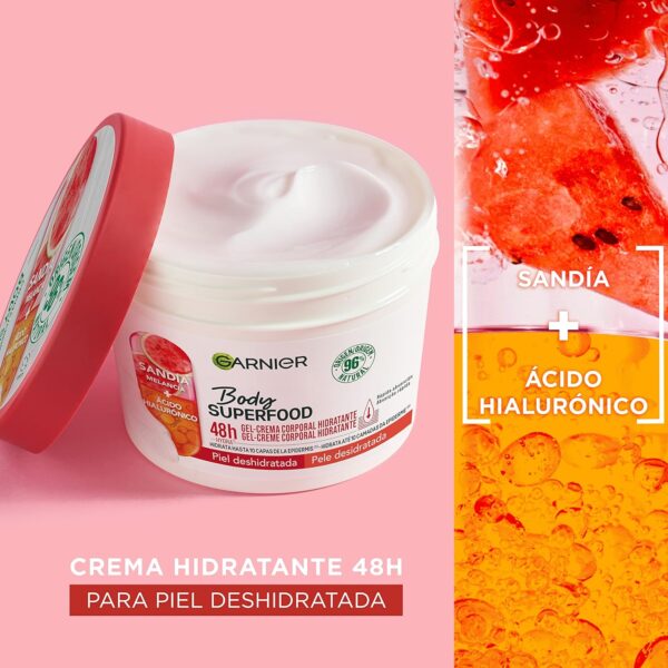 GARNIER Body Food, Hidratación, Sandia, 760 ml - Image 3