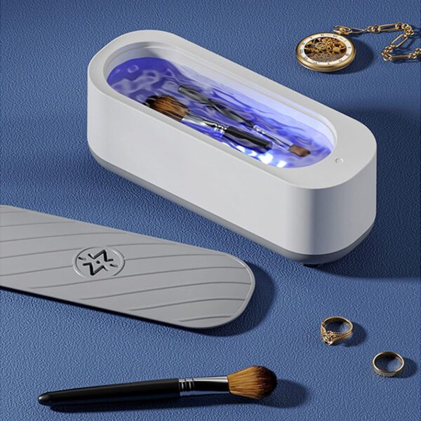 Limpiador ultrasónico portátil profesional limpiador de joyas ultrasónico para gafas anillos monedas relojes dentaduras - Image 2
