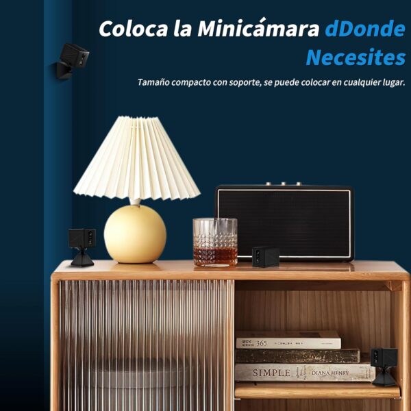Nisanuki Cámara Espía WiFi, Mini Camara Oculta Inalambricas 1080P HD, 130° Micro Interior/Exterior Mini Cámaras de Vigilancia con Audio bidireccional Visión Nocturna Detección De Movimiento - Image 7