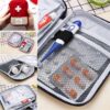 Bolsa de Medicina Portátil, 2 Piezas Botiquín de Primeros Auxilios Portátil Bolsa médica vacía Caso de Medicina de Emergencia para Trabajo, Escuela, Campamentos al Aire Libre, Caminatas, Mochileros - Image 5