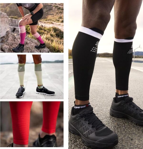 Compressport R2V2 - Manga de compresión para las pantorrillas - Protección muscular, rendimiento y recuperación para el deporte - Ultraligero y anti-fatiga - Correr, Ciclismo, Trail y Triatlón - Image 2