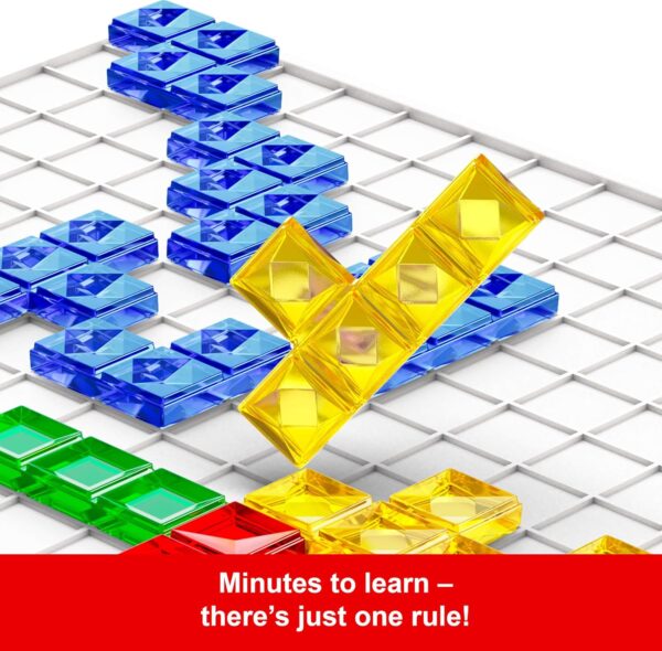 Mattel Games - Juego de Mesa Blokus - Fácil de Aprender - 21 Piezas de Color por Jugador - Entretenido - Estrategia y Desafíos - para Toda la Familia - BJV44 - Image 3