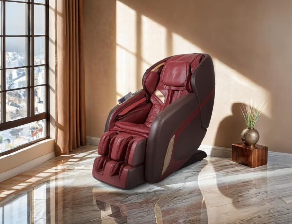 GLOBAL RELAX | KENSHO Sillón de Masaje I Burdeos | 7 Programas | Presoterapia I Reflexoterapia de Pies I Termoterapia I Gravedad Zero I Espacio Cero | Sonido Envolvente 3D | Bluetooth - Image 5