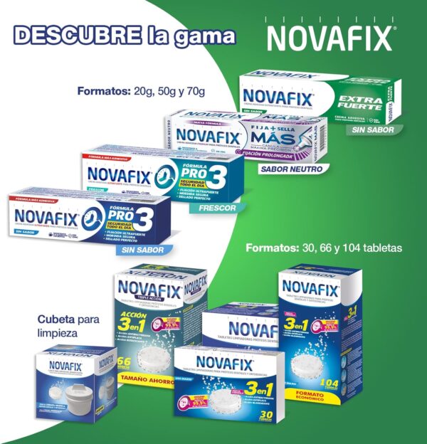 Urgo Novafix - Extrafuerte - Crema adhesiva dentaduras postizas - Sin sabor 20 g - Image 5