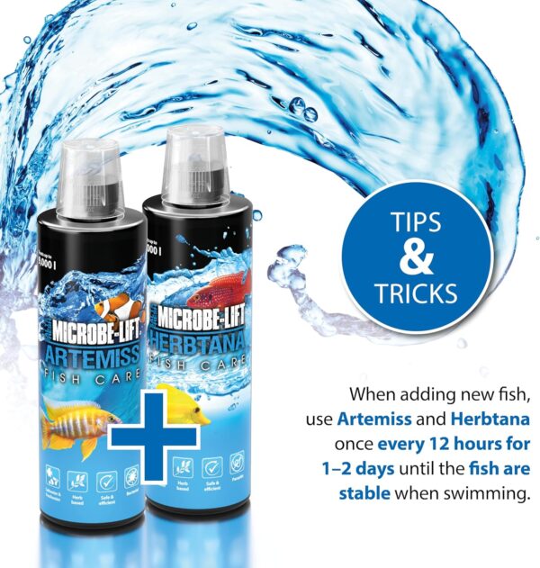 MICROBE-LIFT Artemiss - 118 ml - Favorece la Salud y el Sistema inmunitario de los Peces de Todas Las Especies de Acuario con Ingredientes Naturales. - Image 7