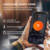 LEBENLANG Calefactor Cerámico & Silencioso 2000W - Control Inteligente por App & WiFi - Ahorro energético I Calefactor Bajo Consumo Radiador Electrico Bajo Consumo Calentador Electrico Bajo Consumo - Image 2