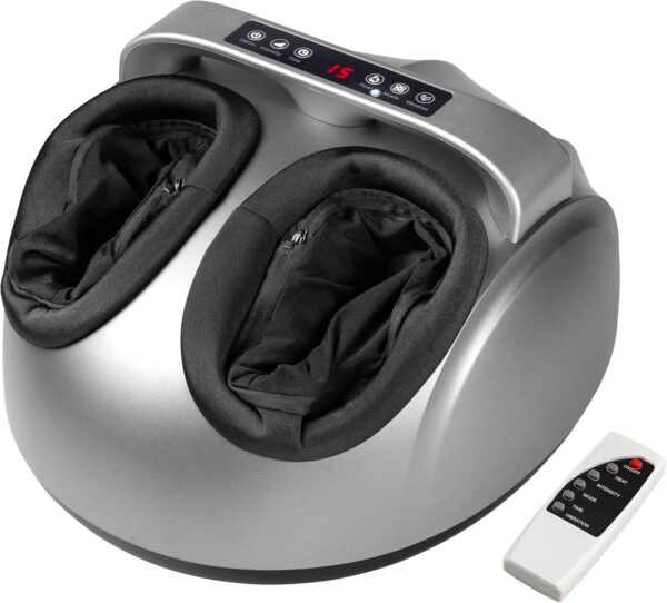 GLOBAL RELAX® | VITALZEN MINI PREMIUM Masajeador eléctrico para los pies | Masaje 360º con Presoterapia I Compresión | Circulación de pies cansados | Control Sencillo