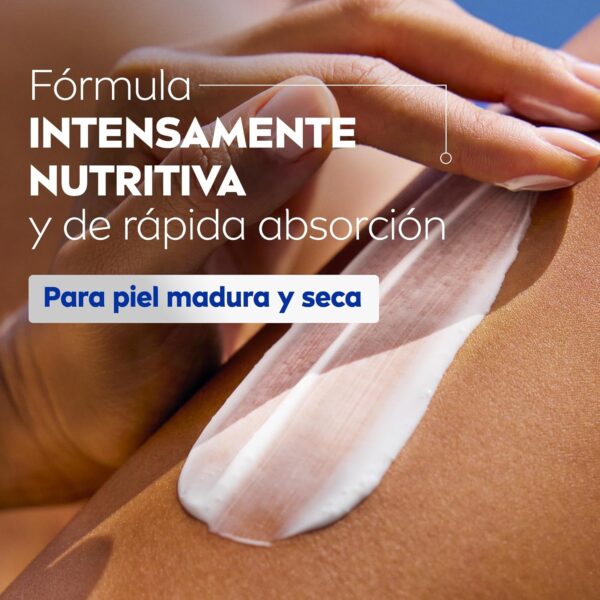 NIVEA Q10 Aceite de Argán Body Milk Reafirmante + Extra Hidratante (400 ml), loción corporal reafirmante para piel seca, crema hidratante corporal nutritiva - Image 4