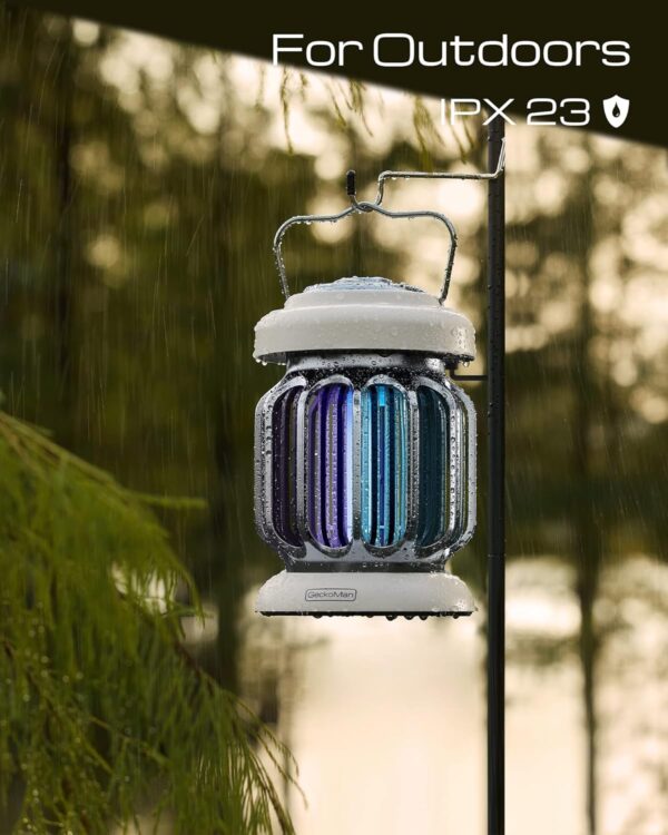 Espectro Híbrido, De Atardecer a Amanecer, Lampara Antimosquitos Electrico Exterior e Interior, Mata Mosquitos Electrico Matamoscas Mata Moscas Electrica Atrapa Anti Insectos, con un Sensor de Luz - Image 3