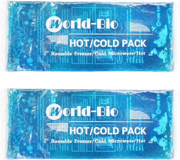 2 Paquetes de hielo suave reutilizables hielo gel frío y caliente para lesiones, dolores de cabeza, alivio del dolor en las articulaciones, gel hielo terapia flexible en el cuello, tobillo, rodilla