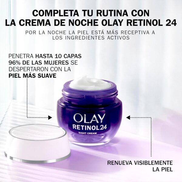 Olay Vitamin C + AHA 24 Crema Hidratante, Gel Crema De Día Para Un Tono De Piel Visiblemente Más Luminoso Y Uniforme 50 ml - Image 8